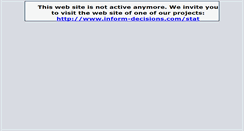 Desktop Screenshot of inform-decisions.com